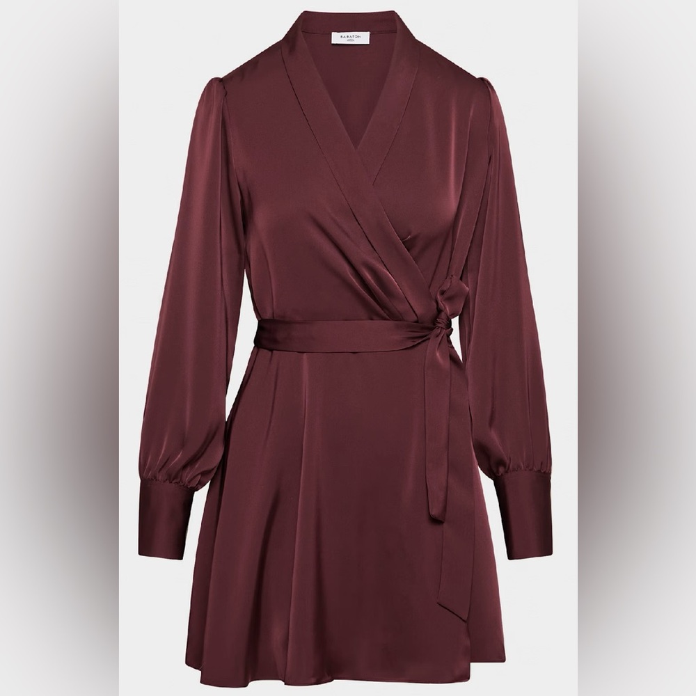 NWT Aritzia Burgundy Wrap Dress